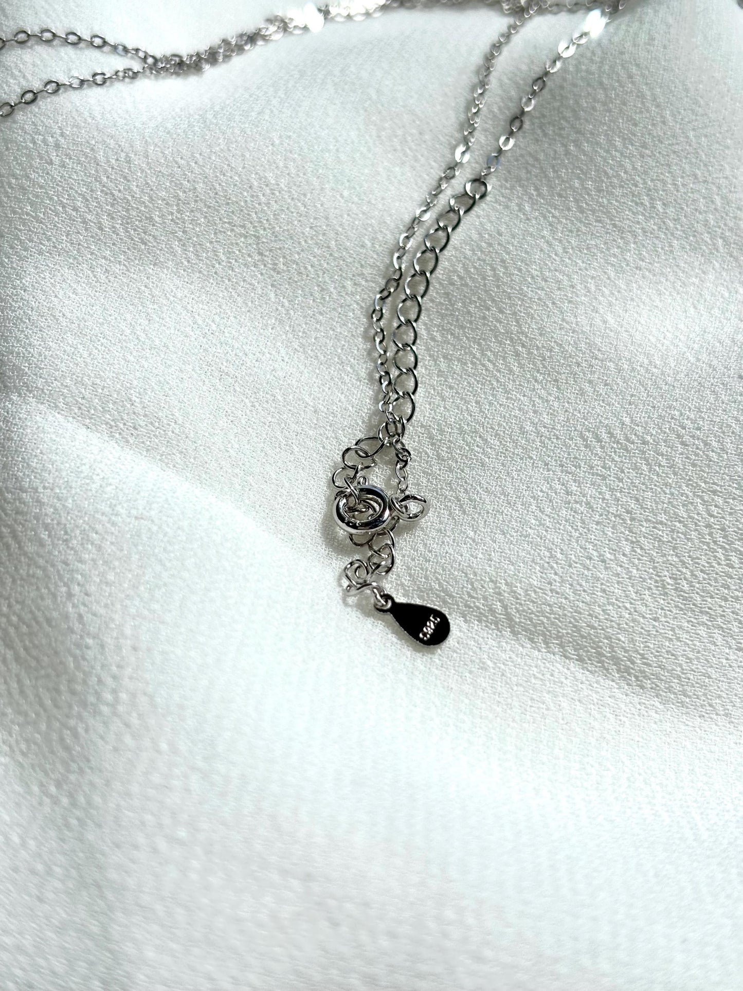 Bunny’s Moonlight Treasure: Sterling Silver & Freshwater Pearl Pendant (AA+ Luster)