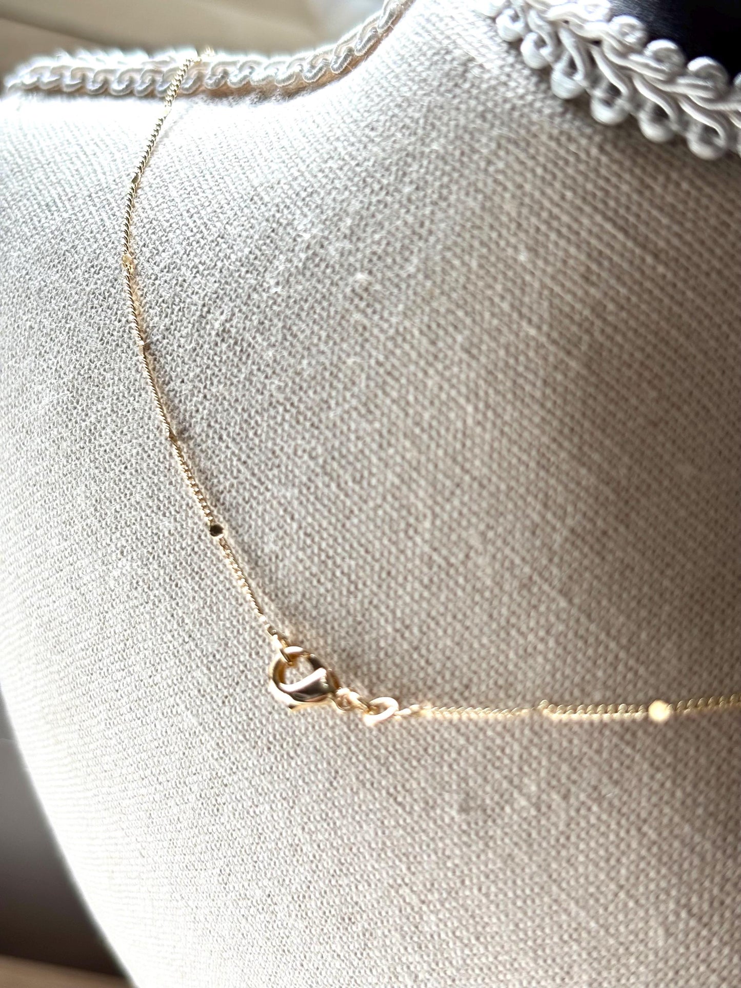 Elegant Gold-Plated Freshwater Pearl Necklace – Unique Pendant with Delicate Chain