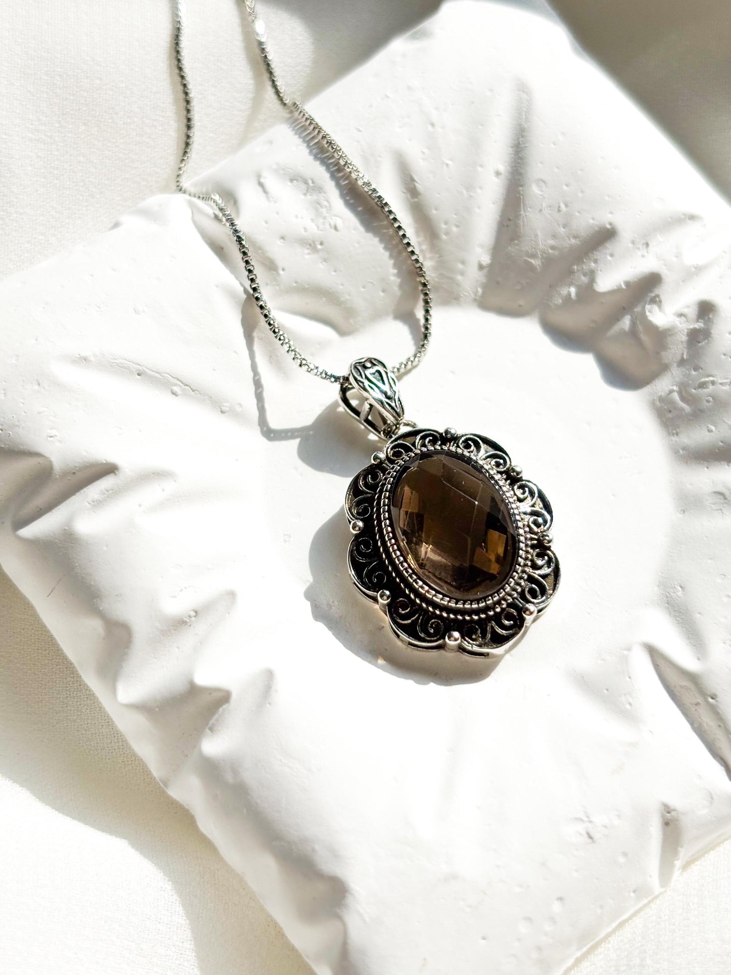 Champs Paris – Dusky Elegance: Baroque Whispers in Smoky Quartz