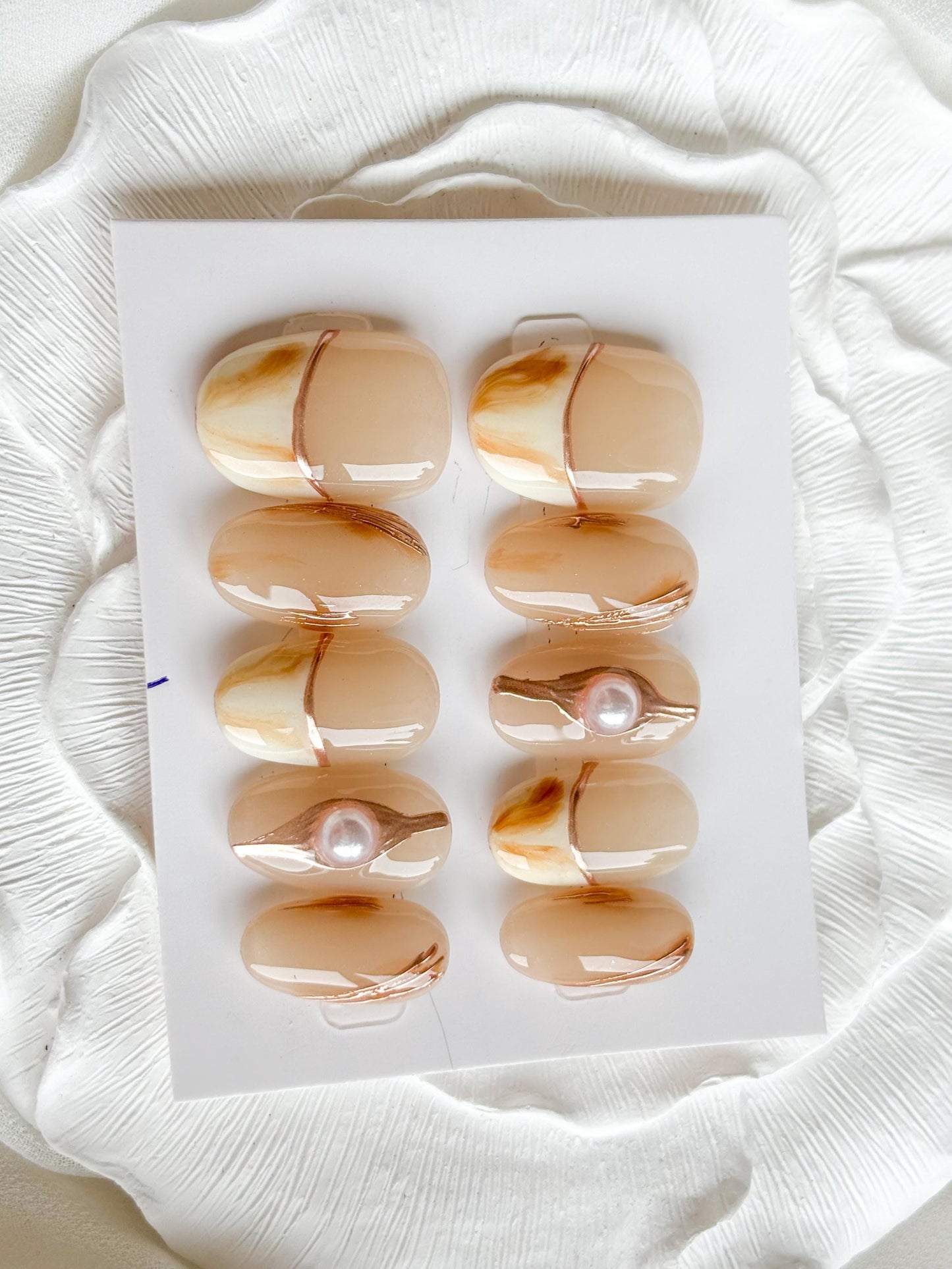 Timeless Elegance Nude French Press-On Nails