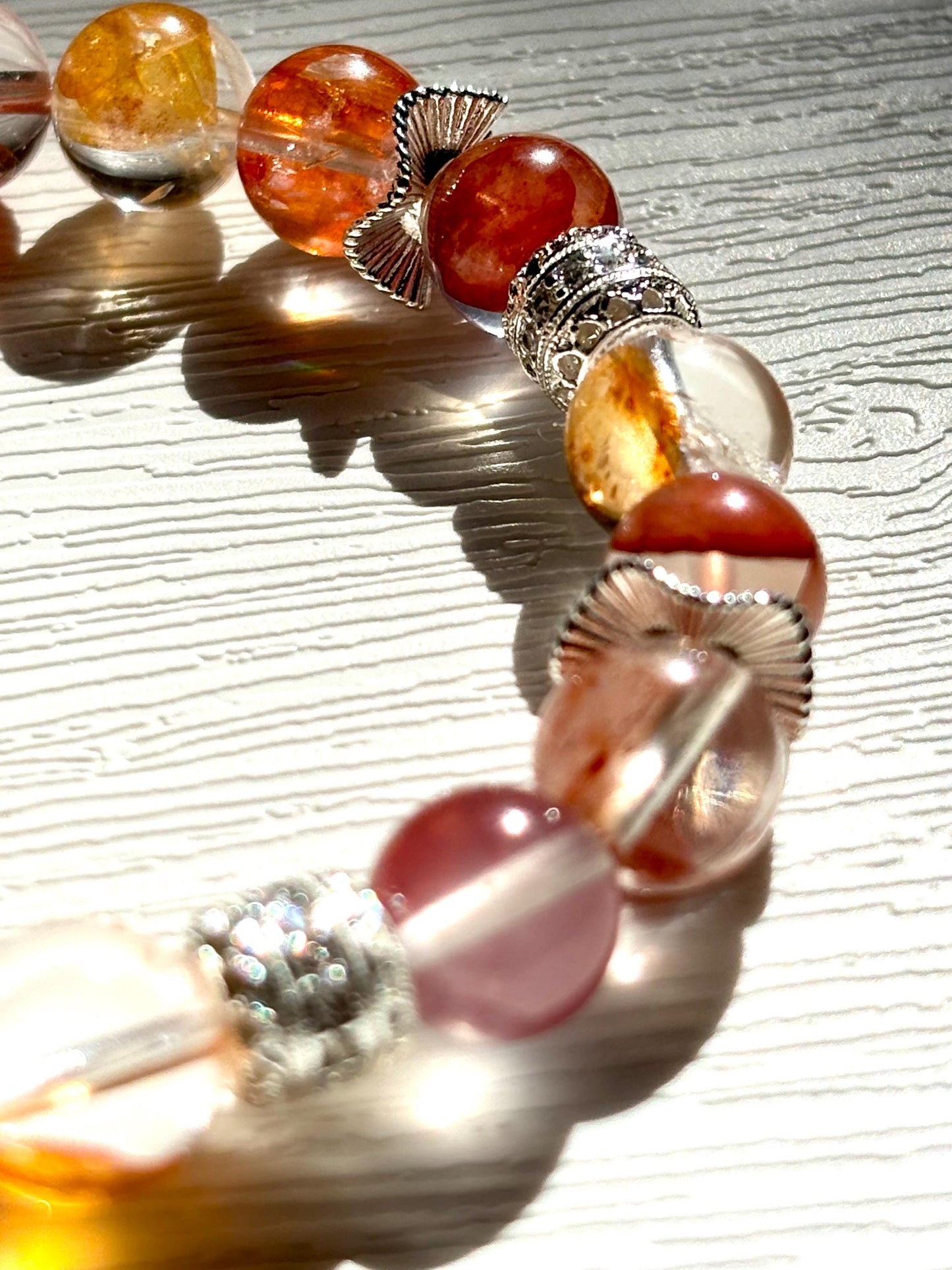 Koi Dance – Hematoid Quartz Beaded Bracelet