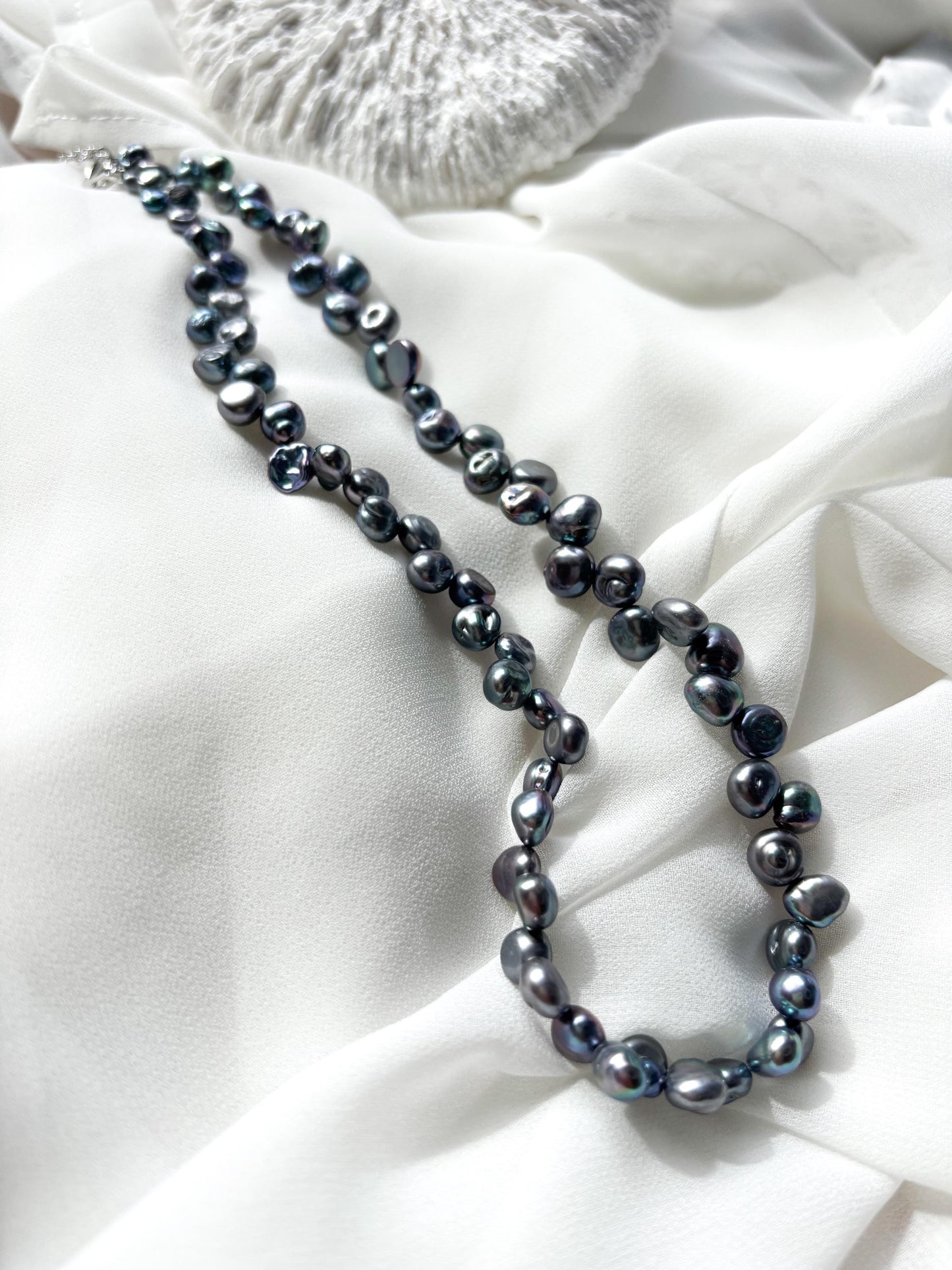 Storm Tide – Irregular Baroque Pearl Necklace