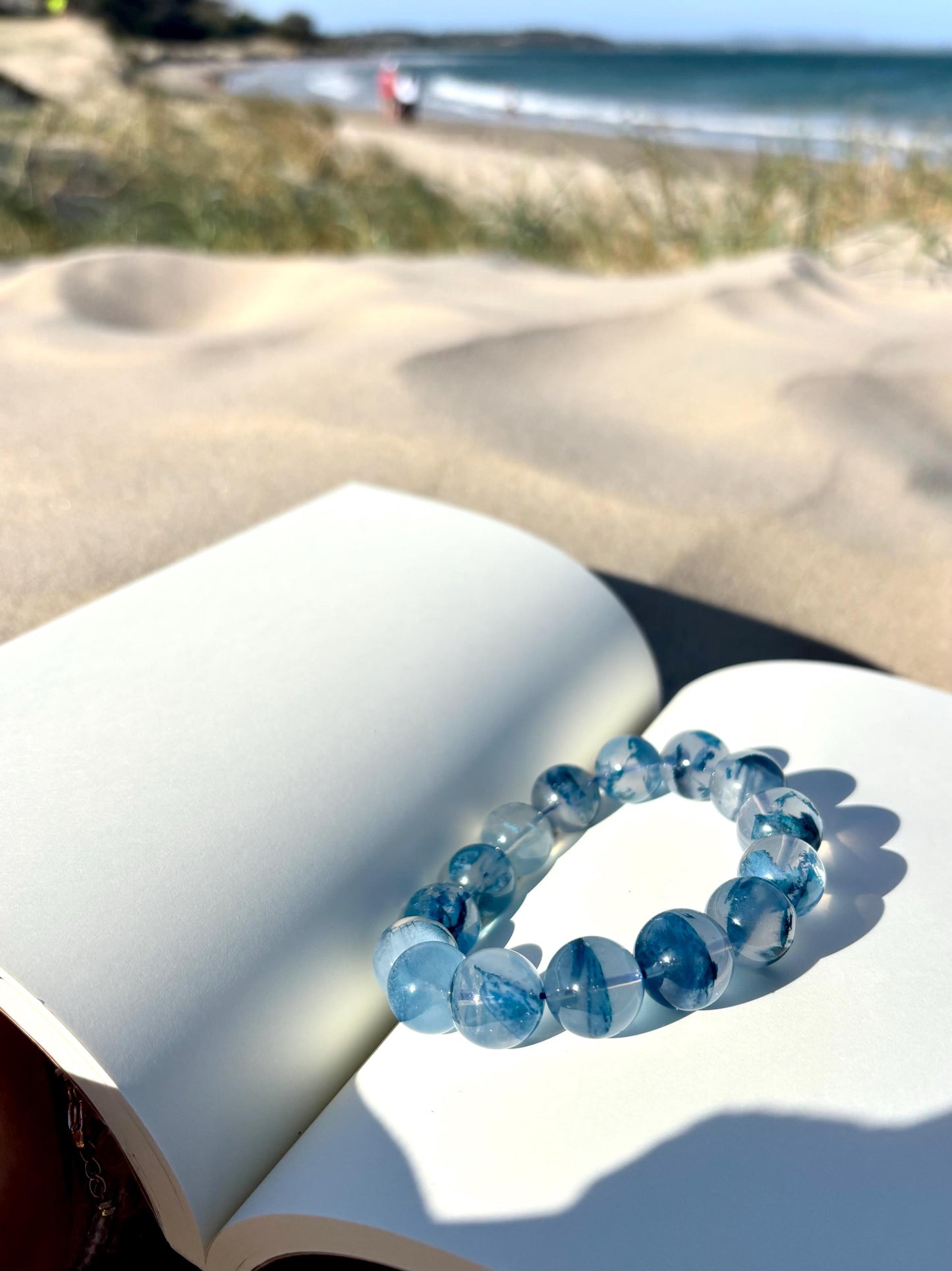 Blue Rose in Wadi Rum – Phantom Quartz Bracelet