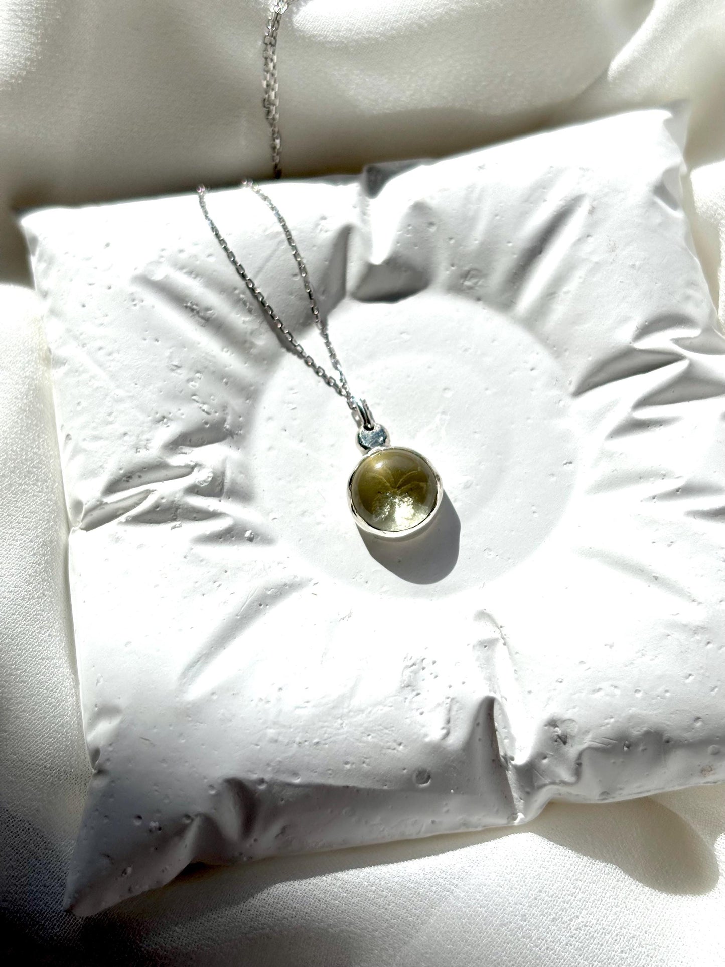 Golden Wings – Lemon Quartz Butterfly Engraved Pendant Necklace