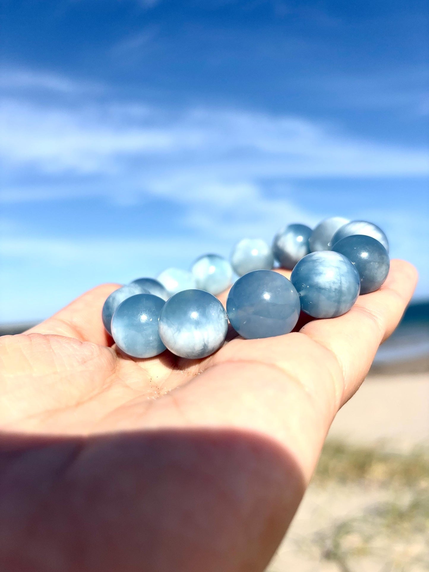 Sky Dreamer – Cloudlight Aquamarine Bracelet