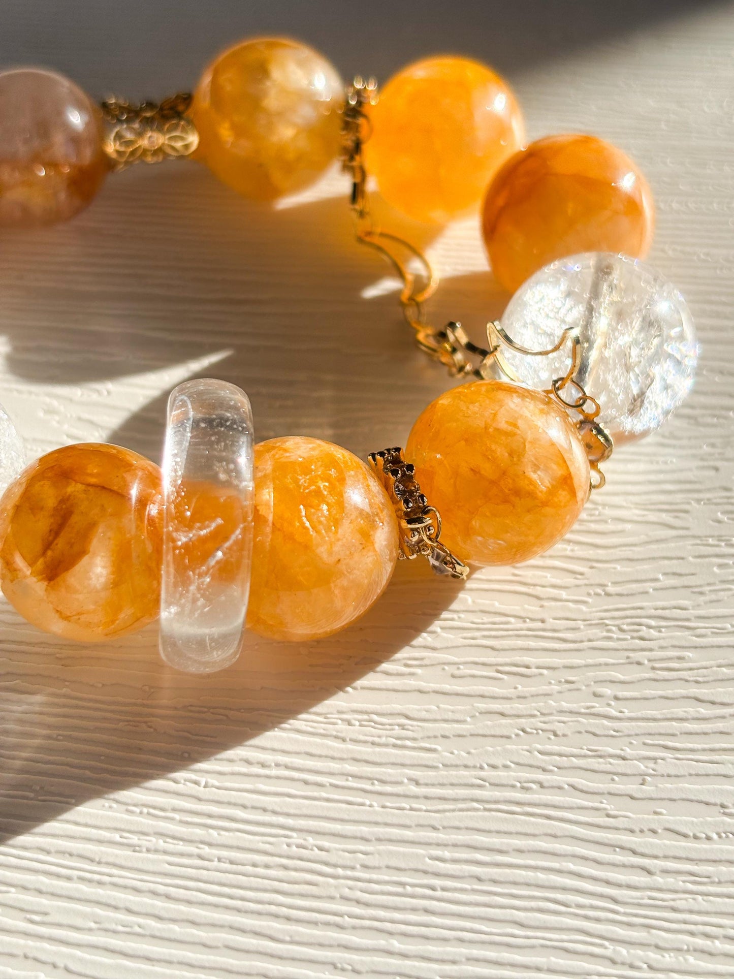 Andalusia Sun – Golden Healer & Azeztulite Bracelet