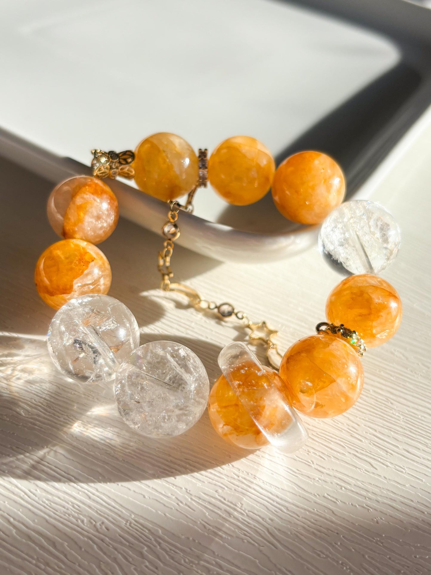 Andalusia Sun – Golden Healer & Azeztulite Bracelet