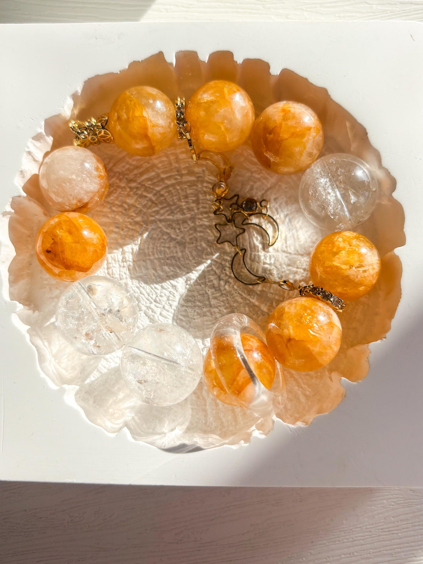 Andalusia Sun – Golden Healer & Azeztulite Bracelet
