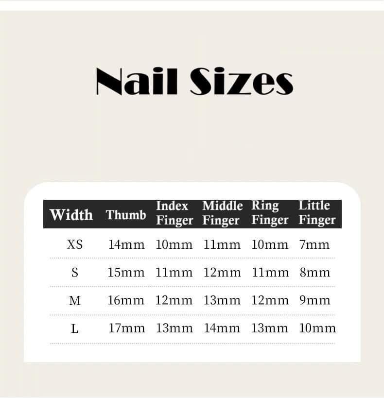 Serene Sky Art Press-On Nail Set ( S size available )