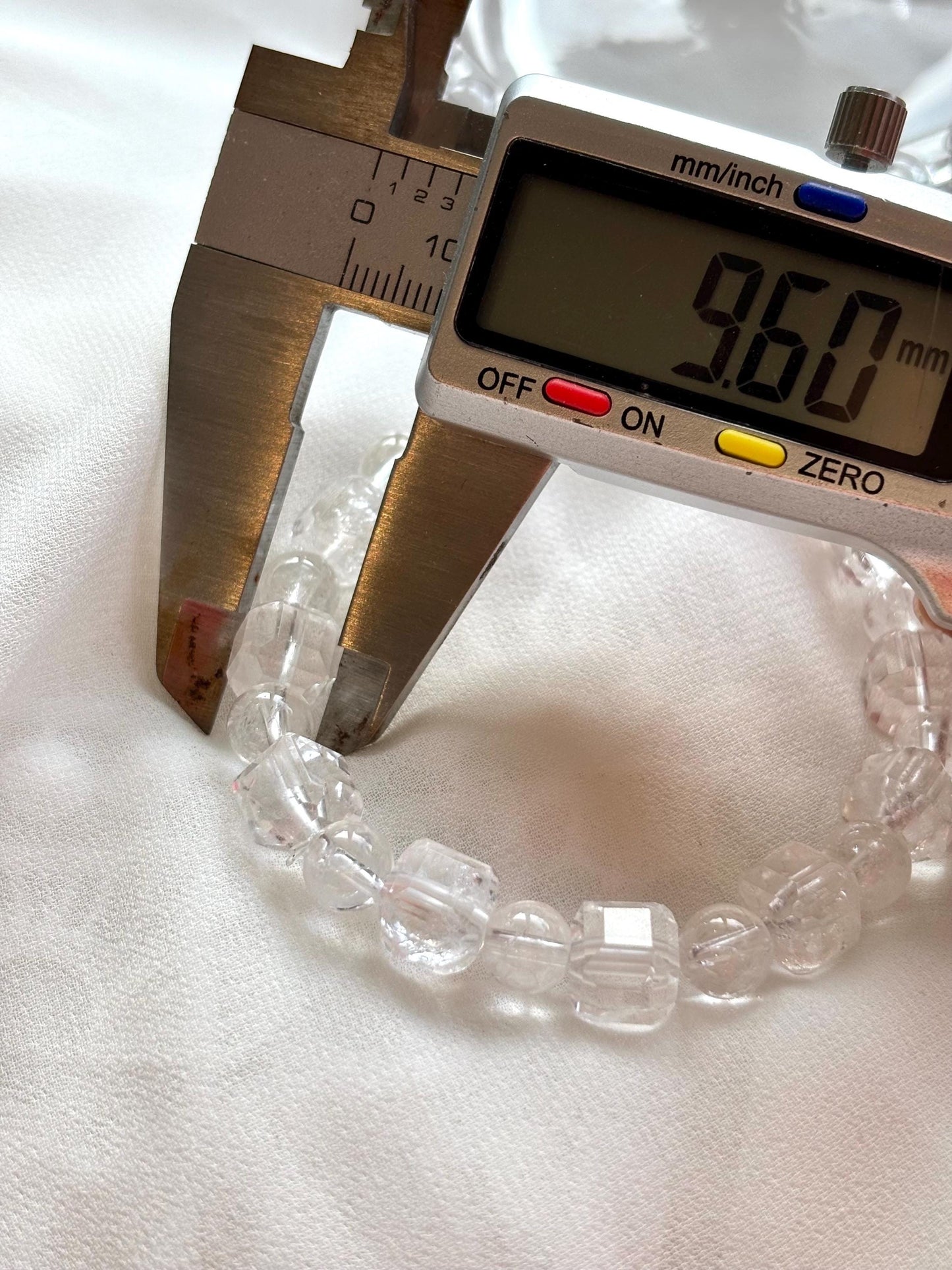 Arctic Radiance Clear Quartz Bracelet.