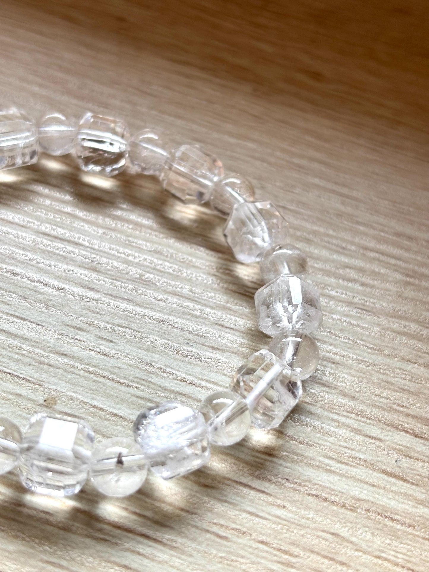 Arctic Radiance Clear Quartz Bracelet.