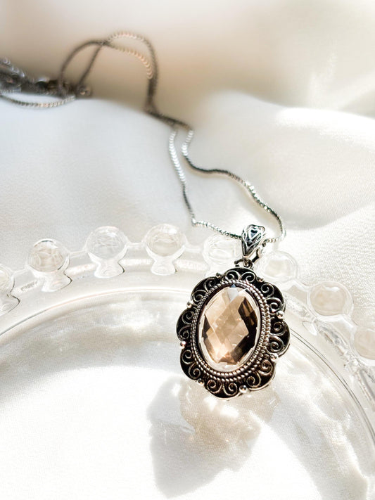Champs Paris – Dusky Elegance: Baroque Whispers in Smoky Quartz