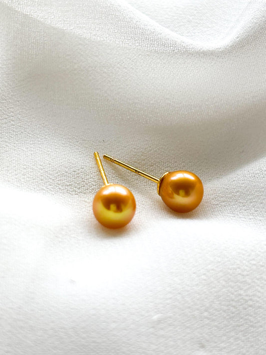 Golden Honey Milk: Gold Plated Sterling Silver Pair to Complement Nature’s Elegance