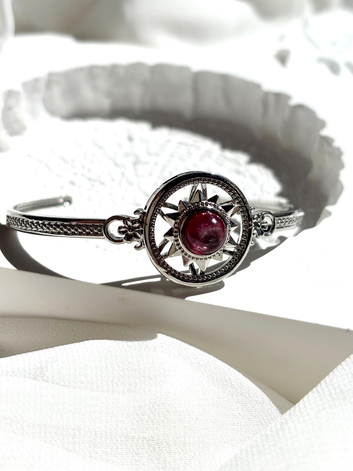 Celestial Harmony: Spinning Lepidolite Bracelet