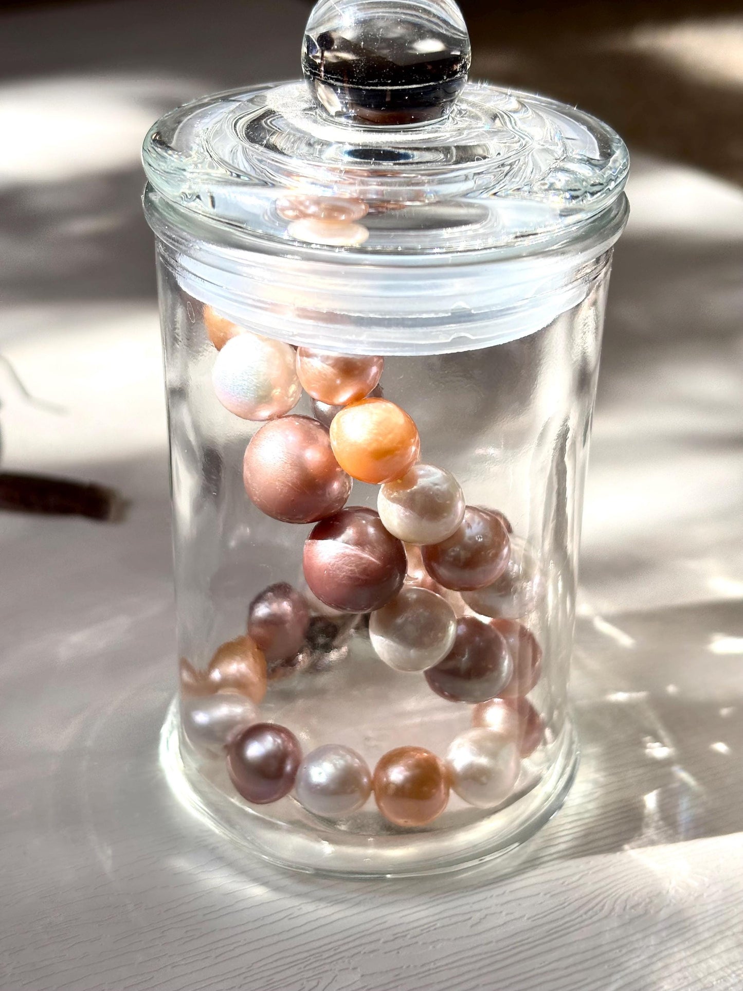Sunset Sonata – Multicolor Edison Pearl Necklace (AA luster)