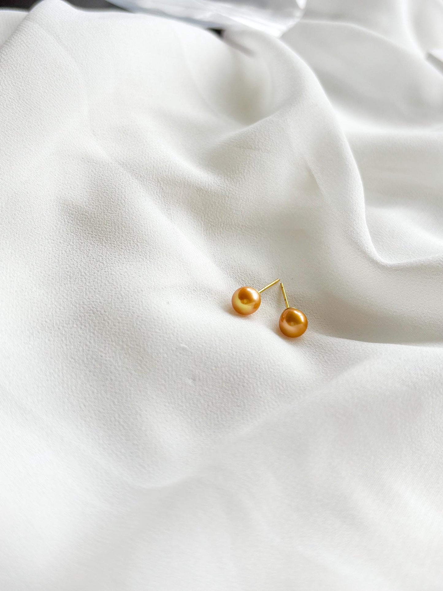 Golden Honey Milk: Gold Plated Sterling Silver Pair to Complement Nature’s Elegance