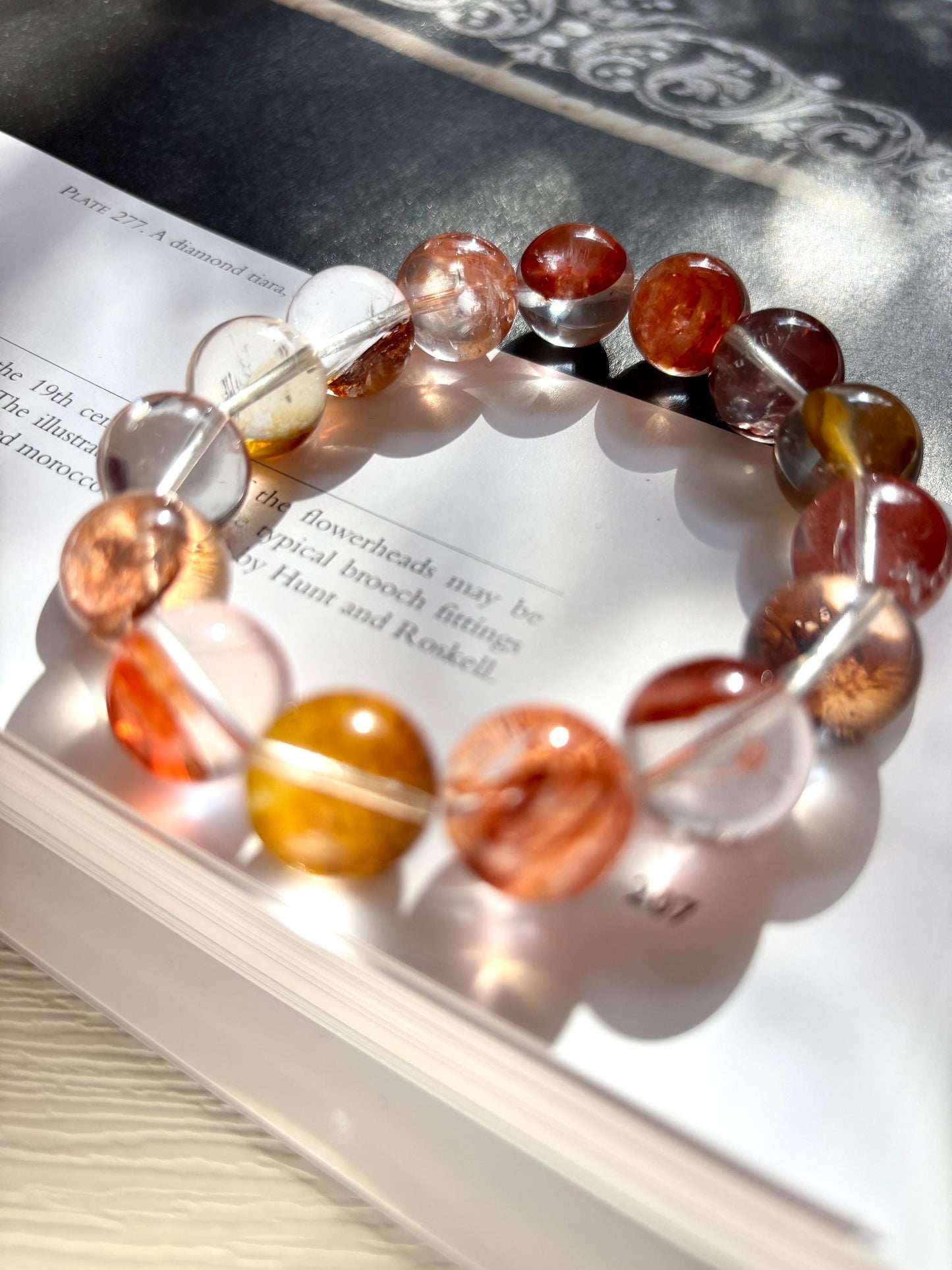Autumn Glow – Hematoid Quartz Bracelet