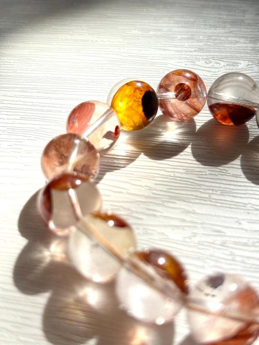 Autumn Glow – Hematoid Quartz Bracelet