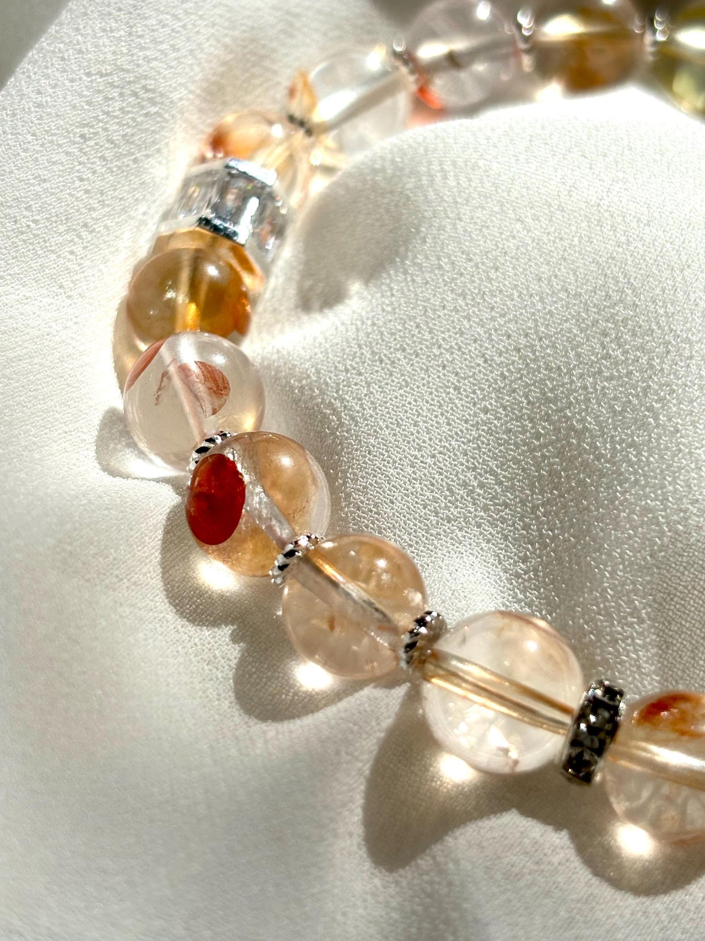 Koi Drift – Hematoid Quartz Bracelet