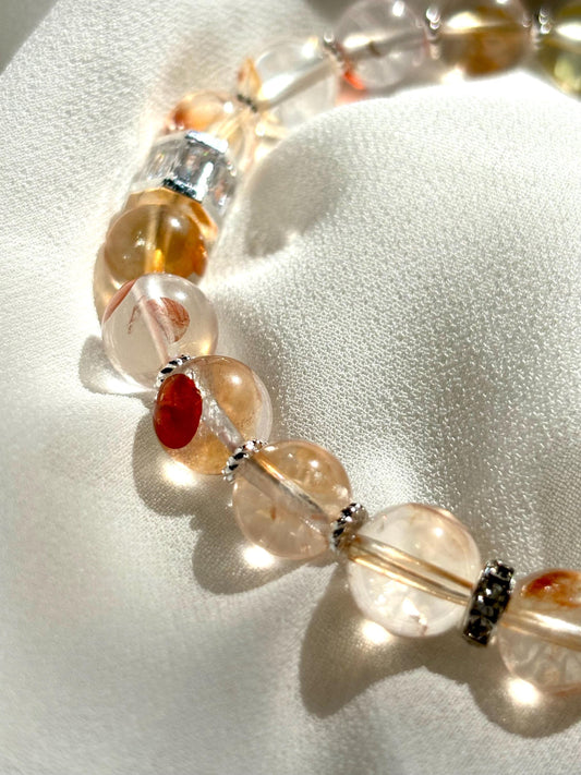 Koi Drift – Hematoid Quartz Bracelet