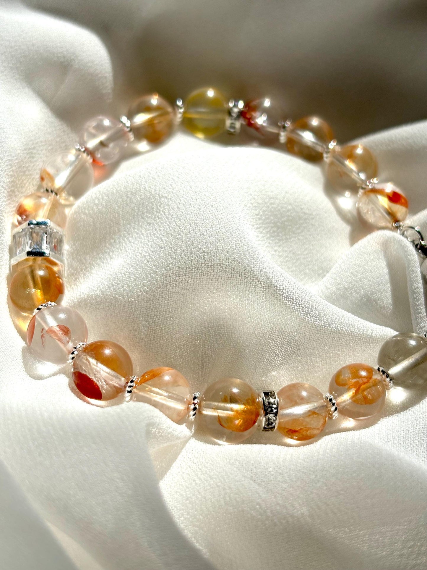 Koi Drift – Hematoid Quartz Bracelet