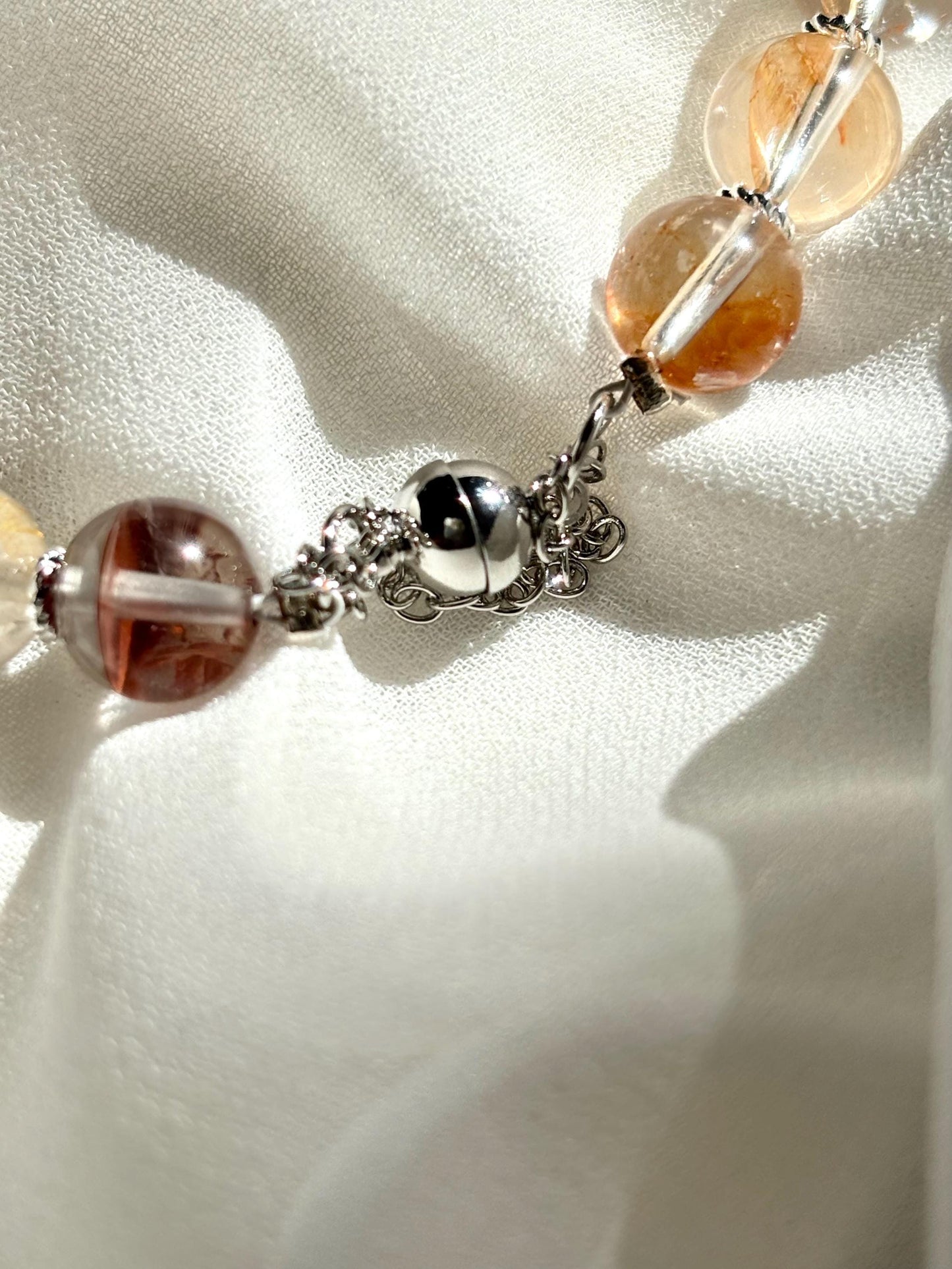 Koi Drift – Hematoid Quartz Bracelet