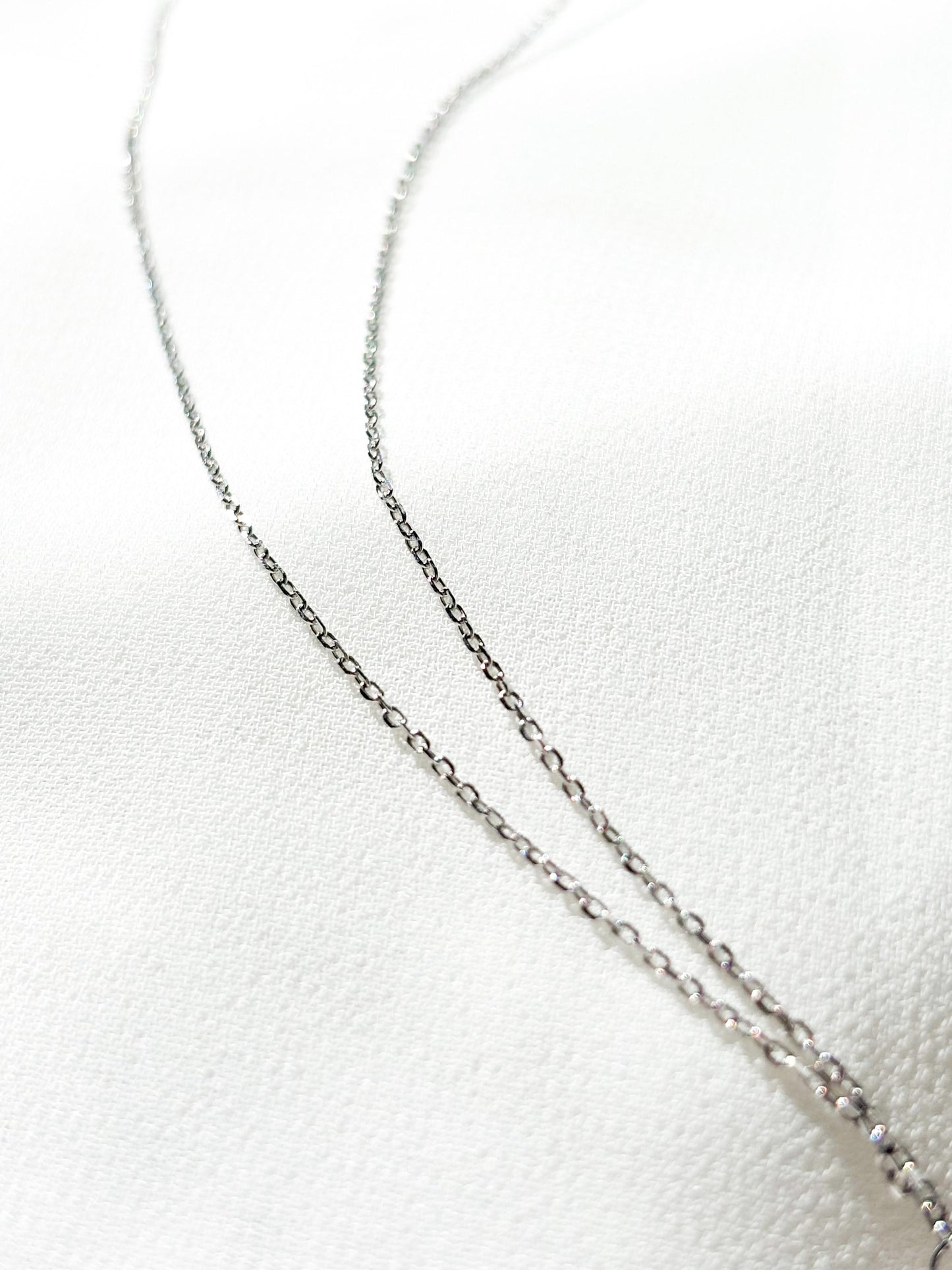 Golden Dawn – Melon-Hued Freshwater Pearl Y-Style Necklace (AAA Luster) 925 Sterling Silver