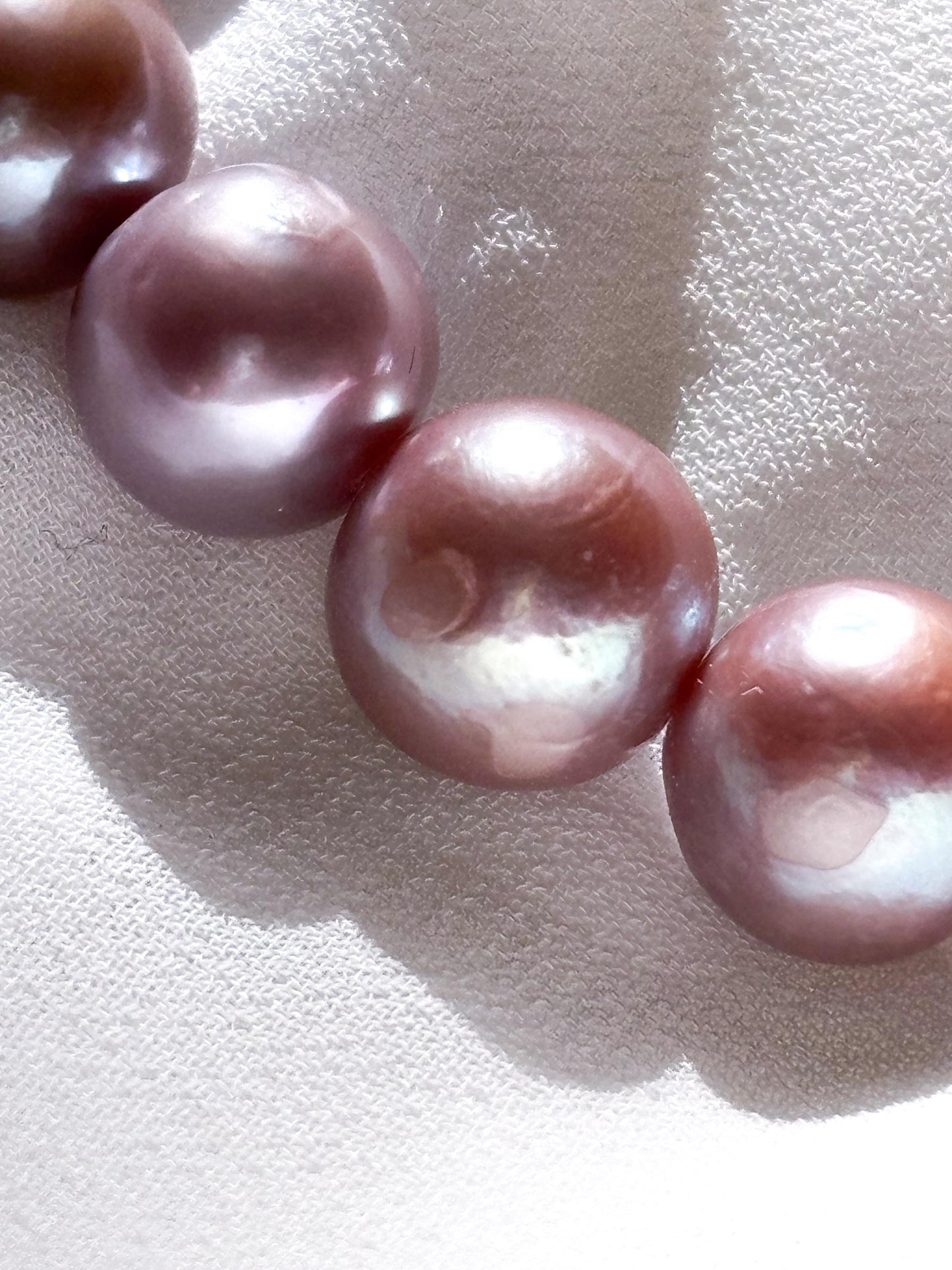 Lavender Dream – Matte Purple Edison Pearl Necklace