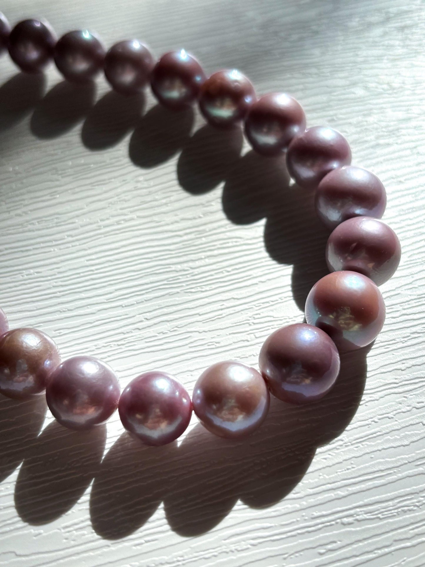 Lavender Dream – Matte Purple Edison Pearl Necklace