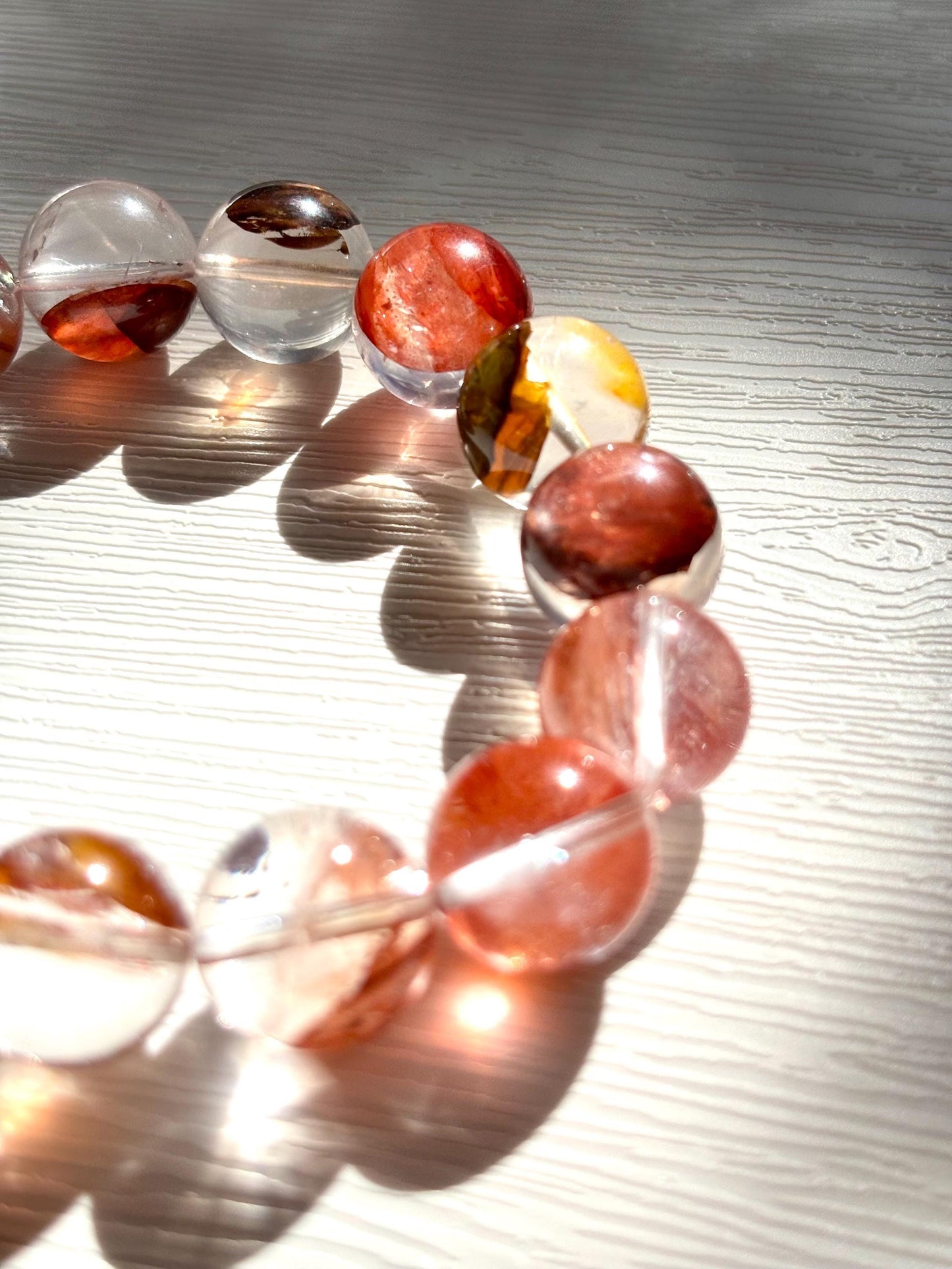 Autumn Glow – Hematoid Quartz Bracelet