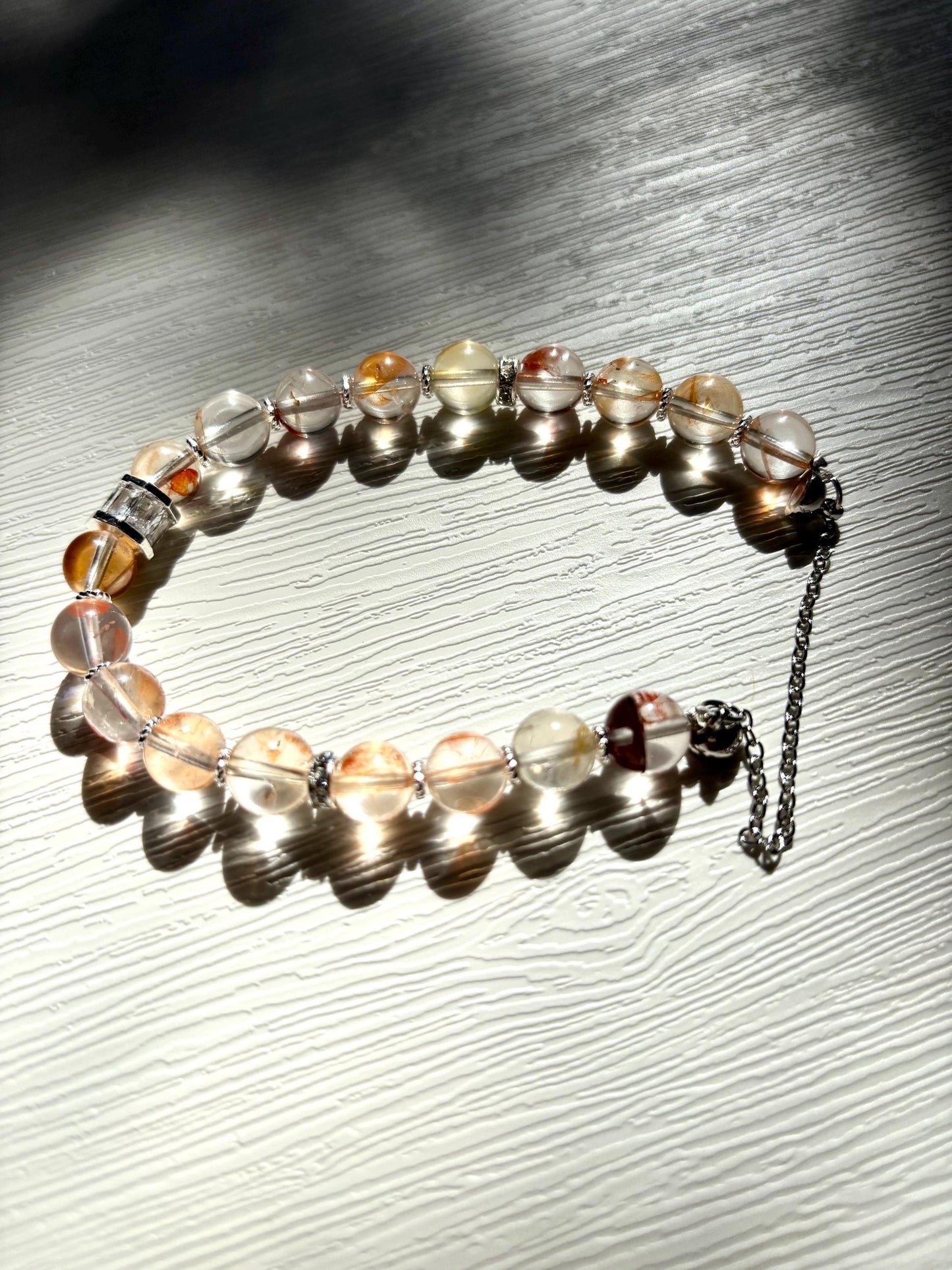 Koi Drift – Hematoid Quartz Bracelet