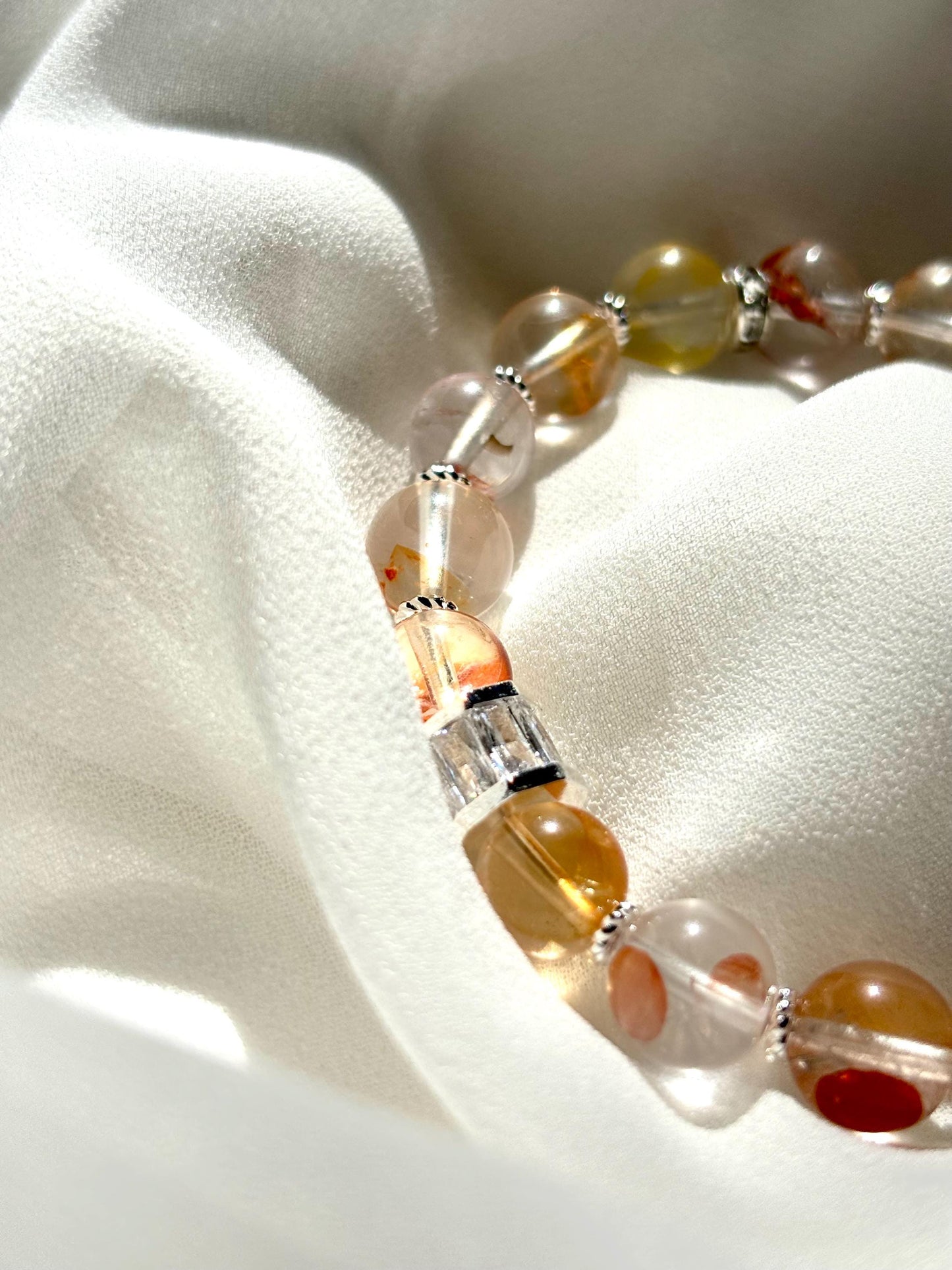 Koi Drift – Hematoid Quartz Bracelet