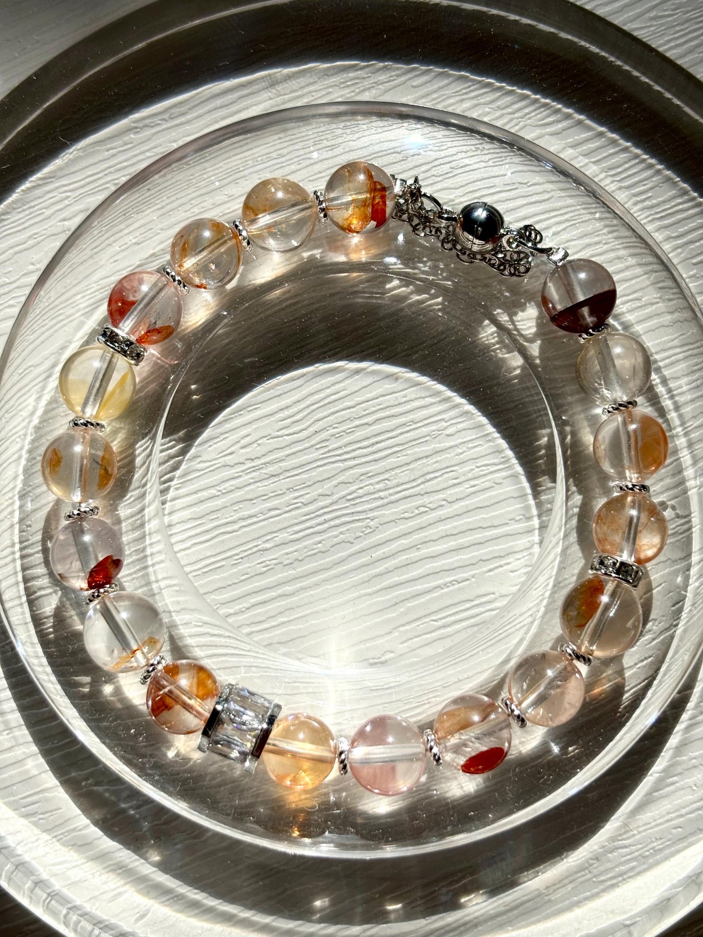 Koi Drift – Hematoid Quartz Bracelet