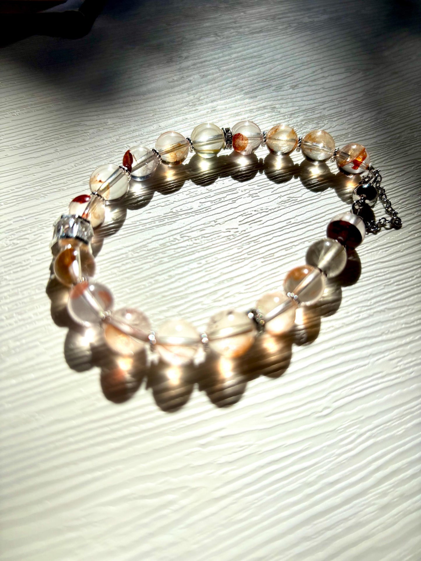 Koi Drift – Hematoid Quartz Bracelet
