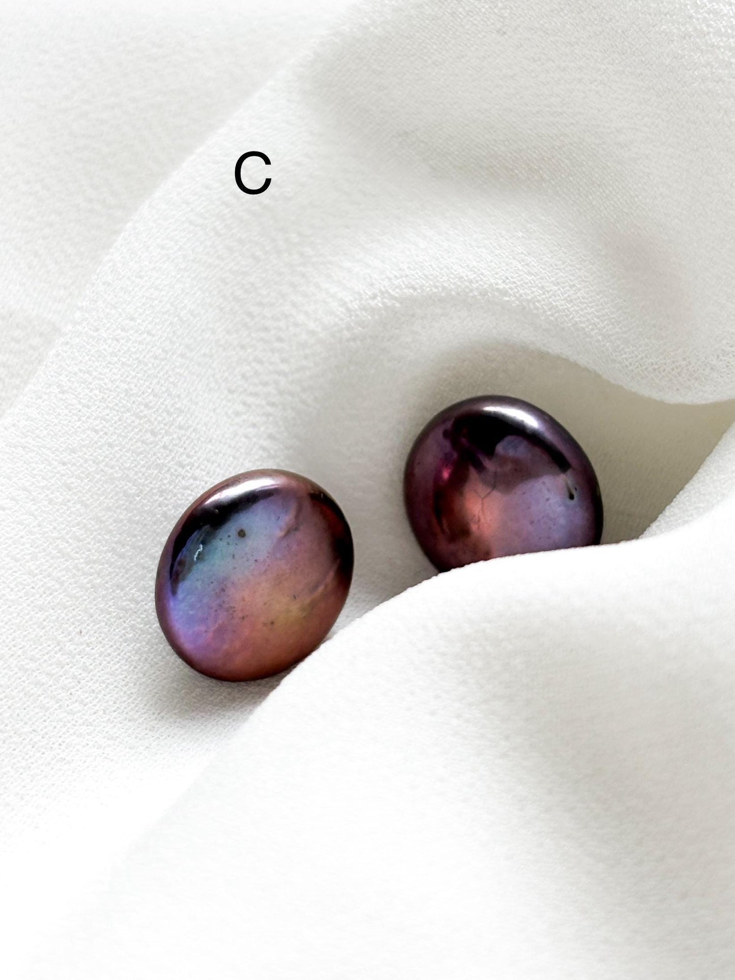 Lustrous Metals Collection – Button Pearl Stud Trio