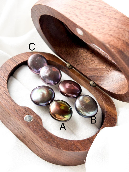 Lustrous Metals Collection – Button Pearl Stud Trio