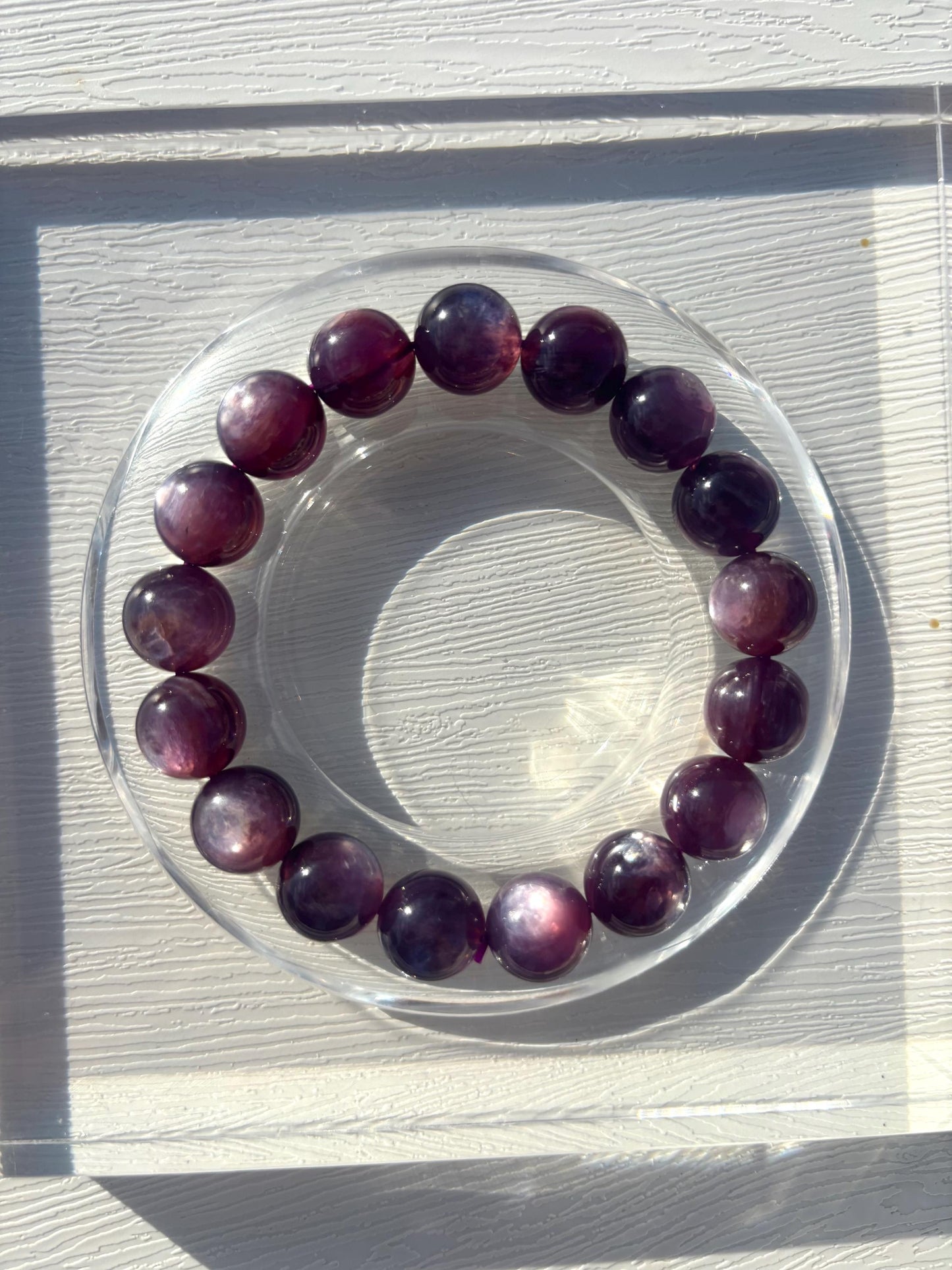 Moonhaze Whisper – Purple Chrome Mica Lepidolite Serenity Bracelet
