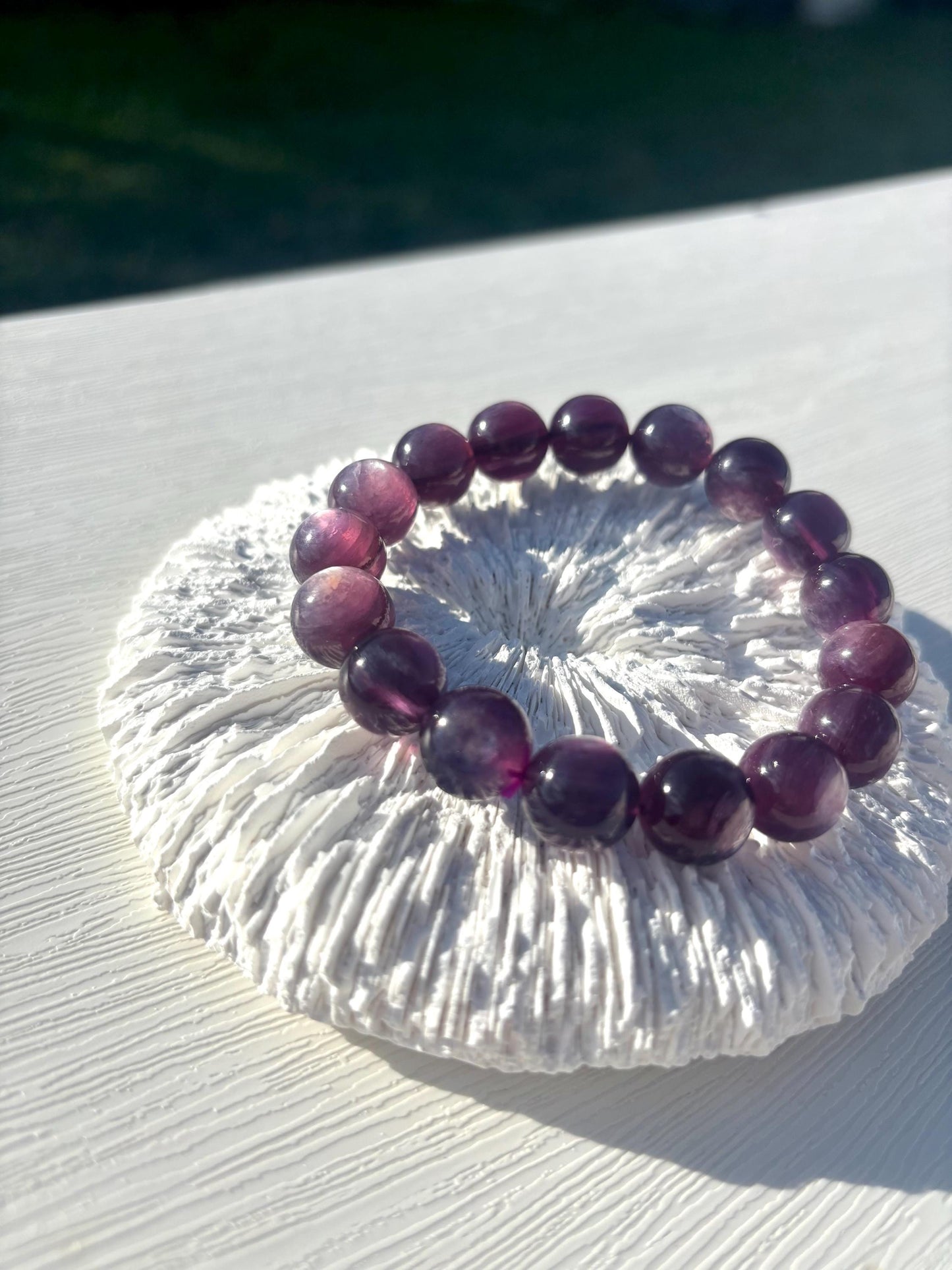 Moonhaze Whisper – Purple Chrome Mica Lepidolite Serenity Bracelet