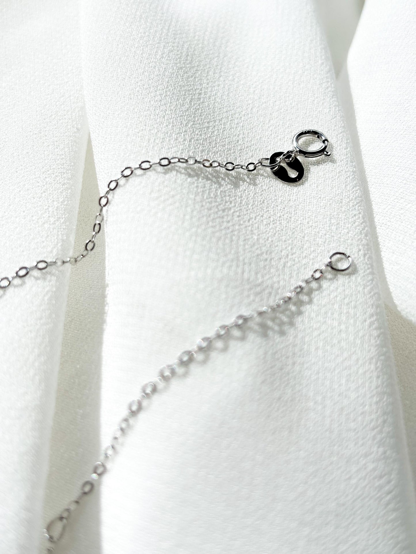 Cloud Sigh – 12mm Baby Sky Blue Pearl Pendant Necklace