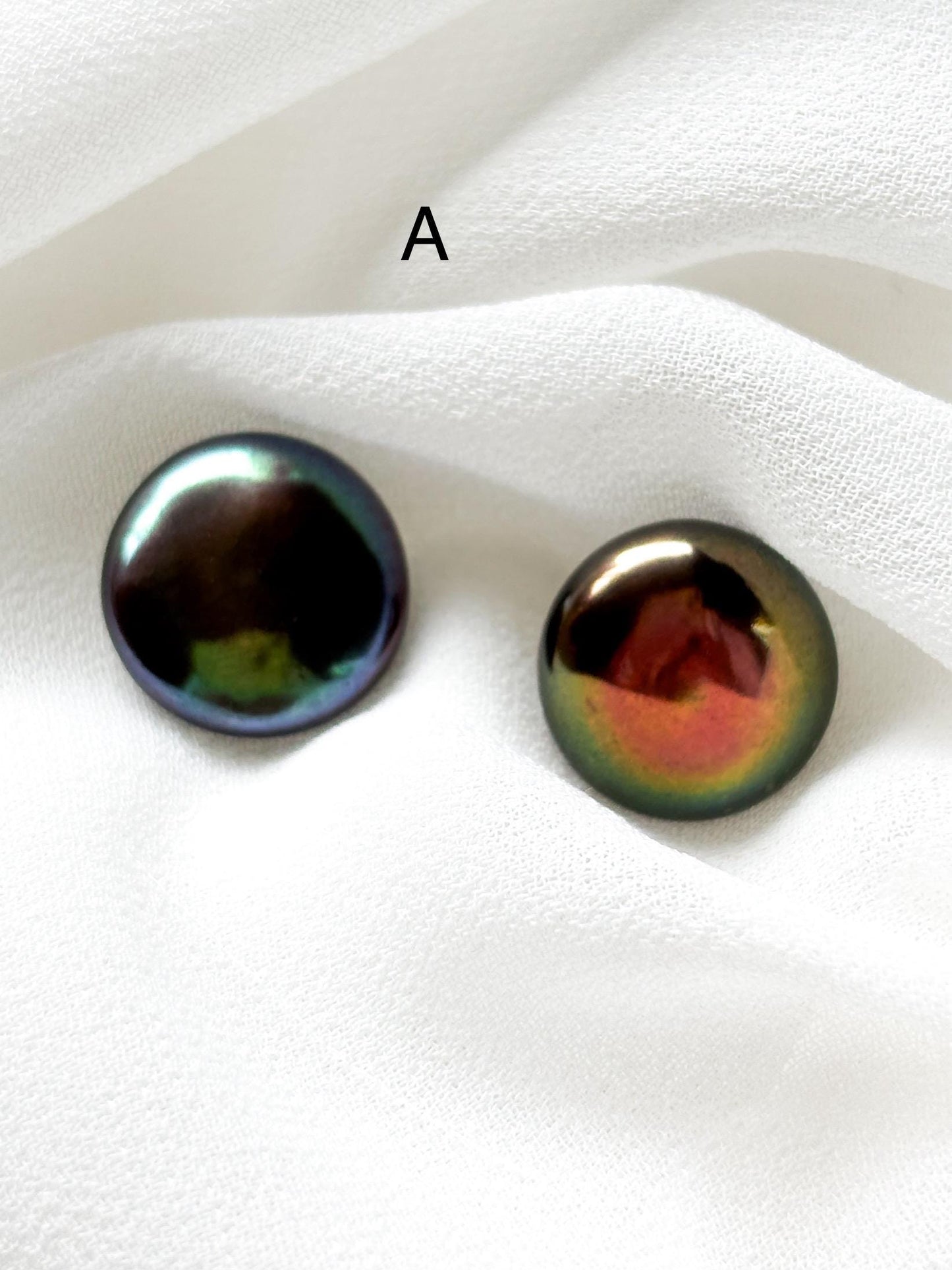 Lustrous Metals Collection – Button Pearl Stud Trio