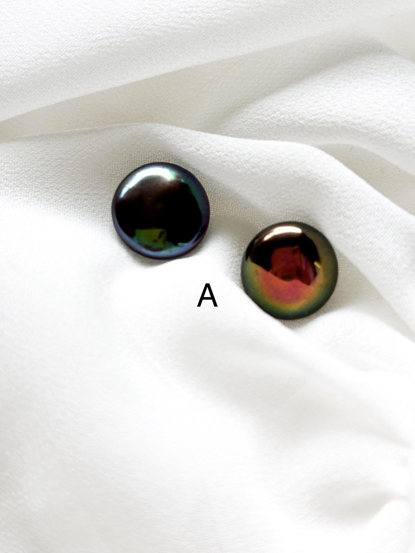 Lustrous Metals Collection – Button Pearl Stud Trio