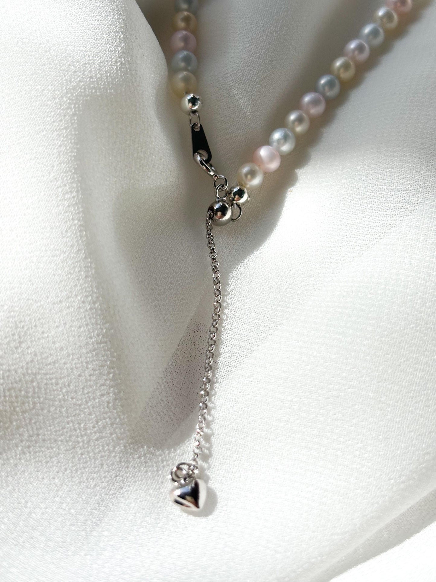 Macaron Bliss – Pastel Freshwater Pearl Y-Chain Necklace