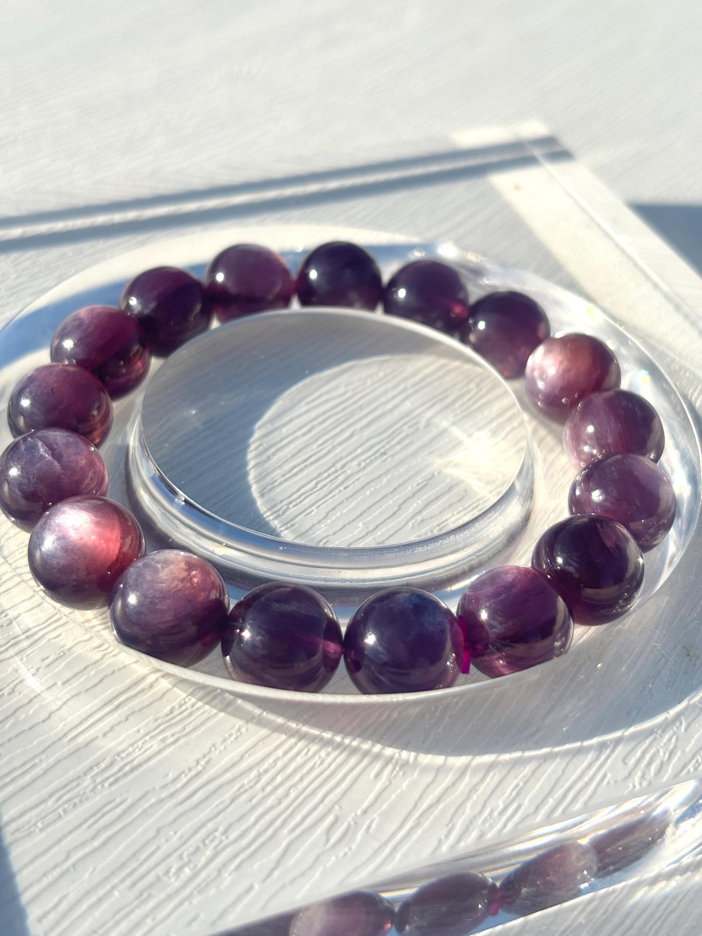 Moonhaze Whisper – Purple Chrome Mica Lepidolite Serenity Bracelet