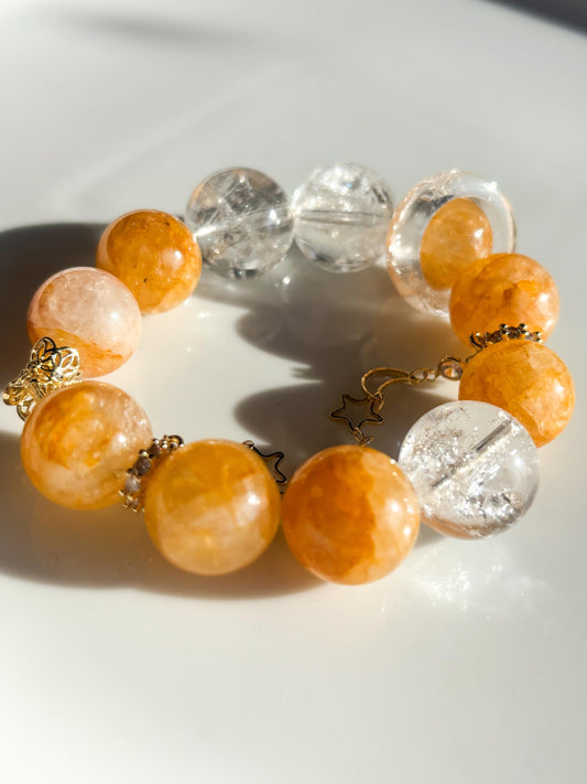 Andalusia Sun – Golden Healer & Azeztulite Bracelet