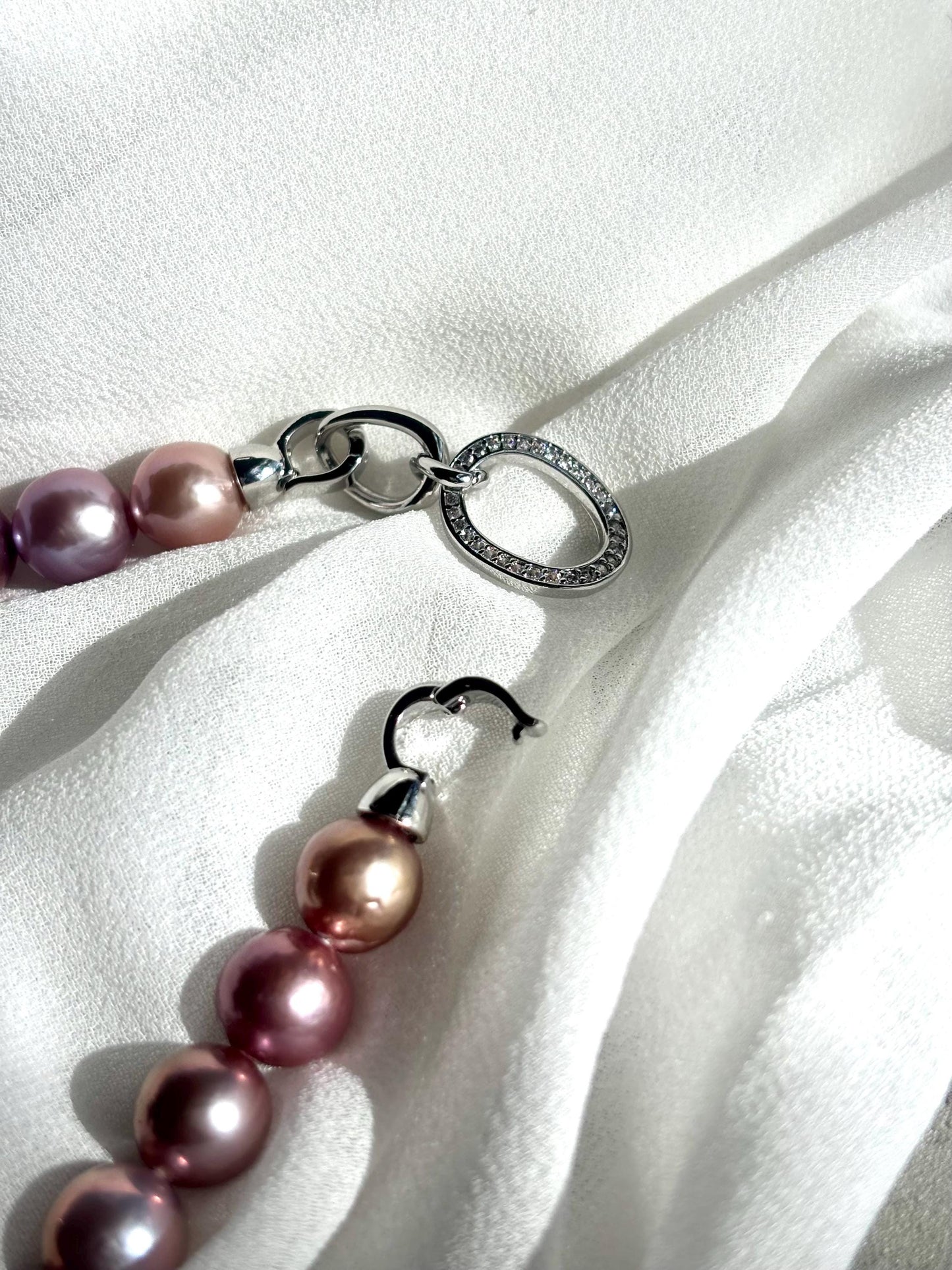 Moonlit Serenade – Multicolor Baroque Pearl Necklace