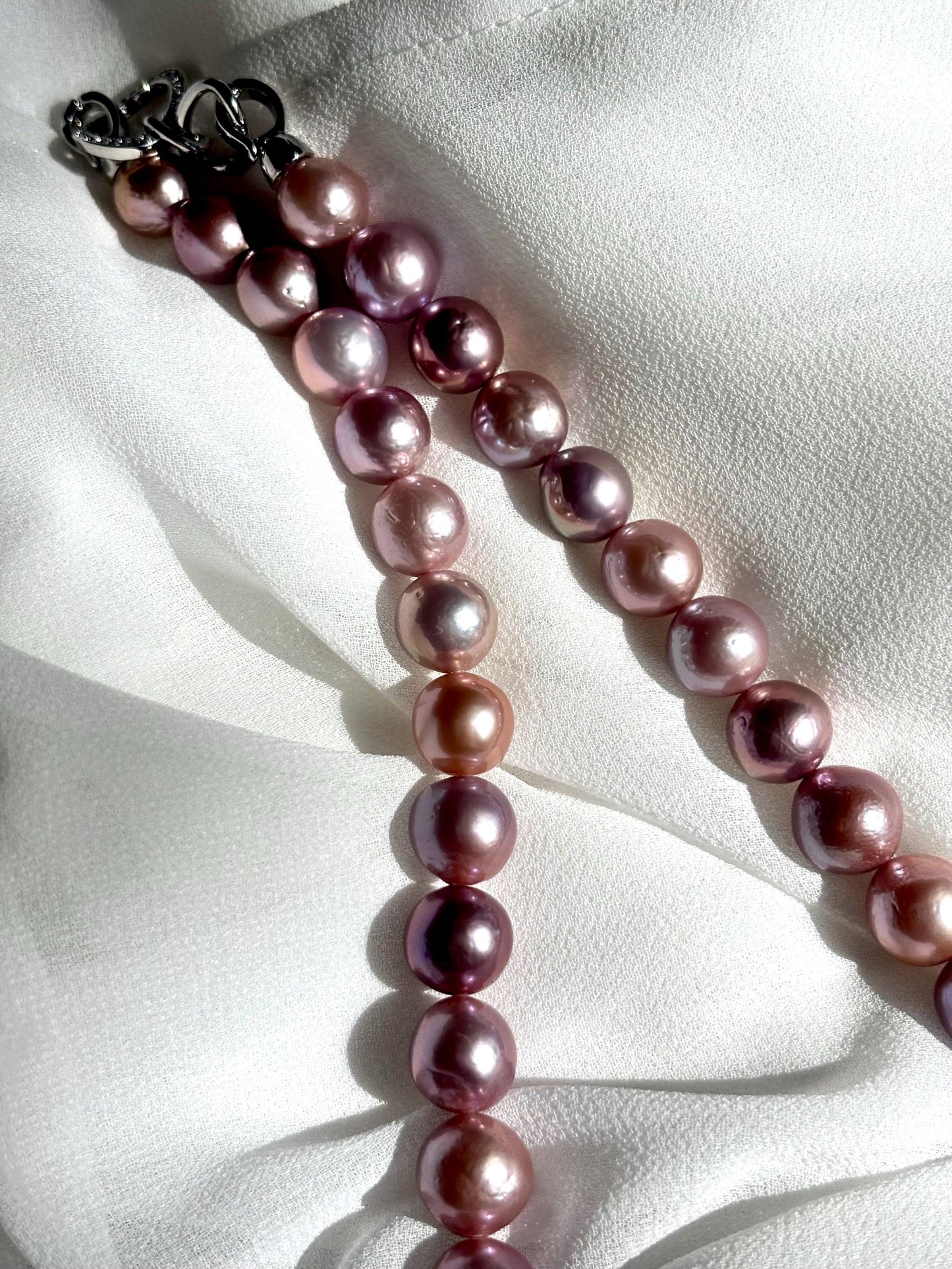 Moonlit Serenade – Multicolor Baroque Pearl Necklace
