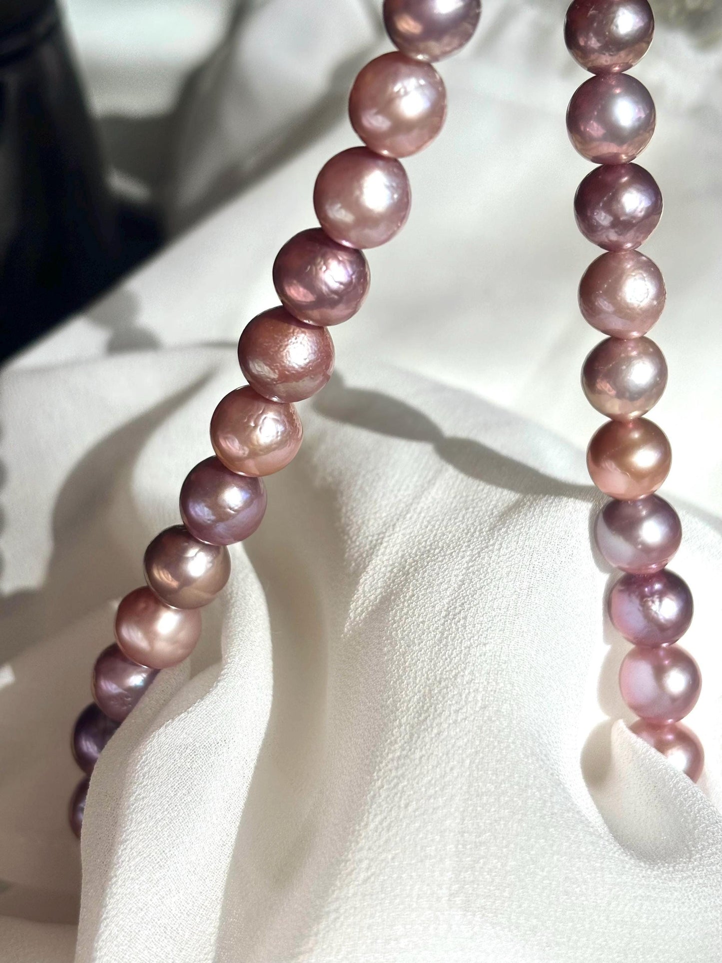 Moonlit Serenade – Multicolor Baroque Pearl Necklace