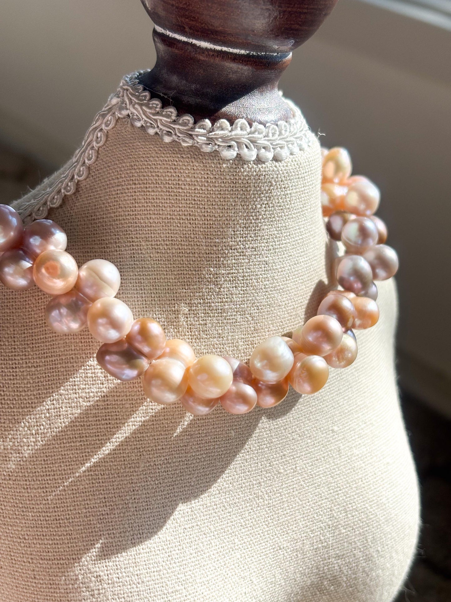 Dawn Serenade - Baroque Pearl Harmony Necklace