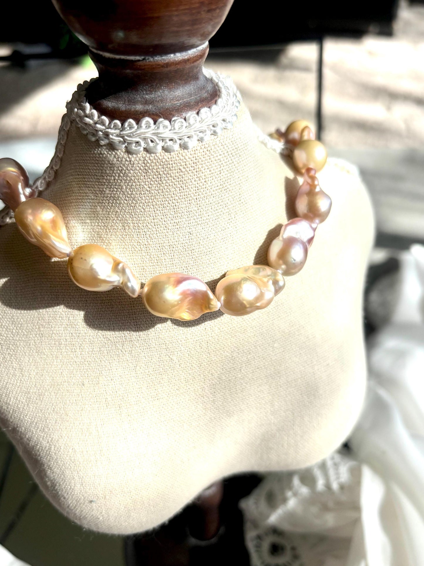 Persian Buttercup – Baroque Pearl Necklace