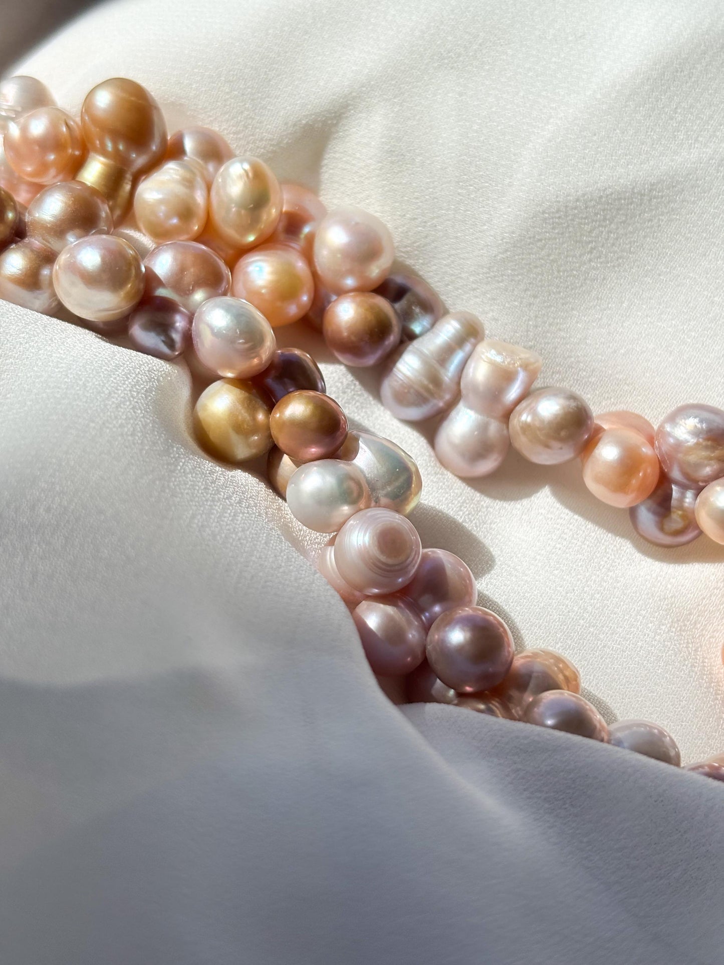Dawn Serenade - Baroque Pearl Harmony Necklace